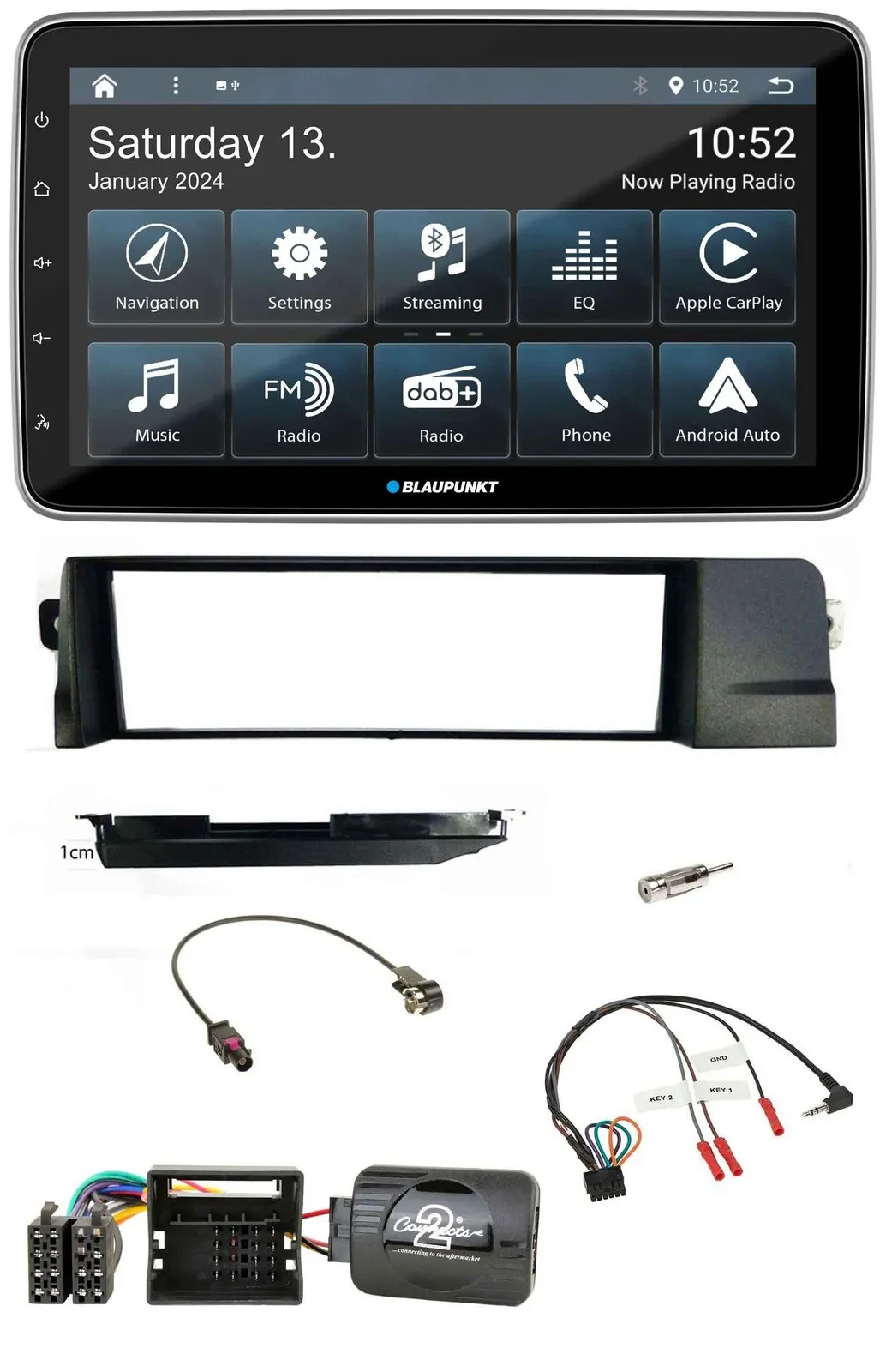 Blaupunkt USB DAB SD Lenkrad Bluetooth Autoradio für BMW 3er E46 Profi 2001-2007