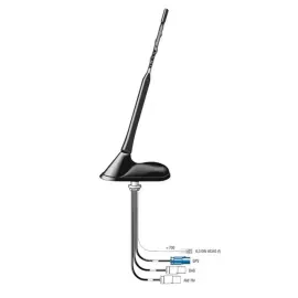 Blaupunkt Aktive Kombiflex-Dachantenne AM/FM DAB/DAB+ GPS Fakra 2006017376103