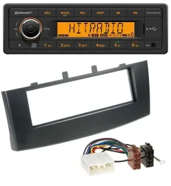 Continental MP3 Bluetooth AUX USB Autoradio für Mitsubishi Colt (ab 2009)