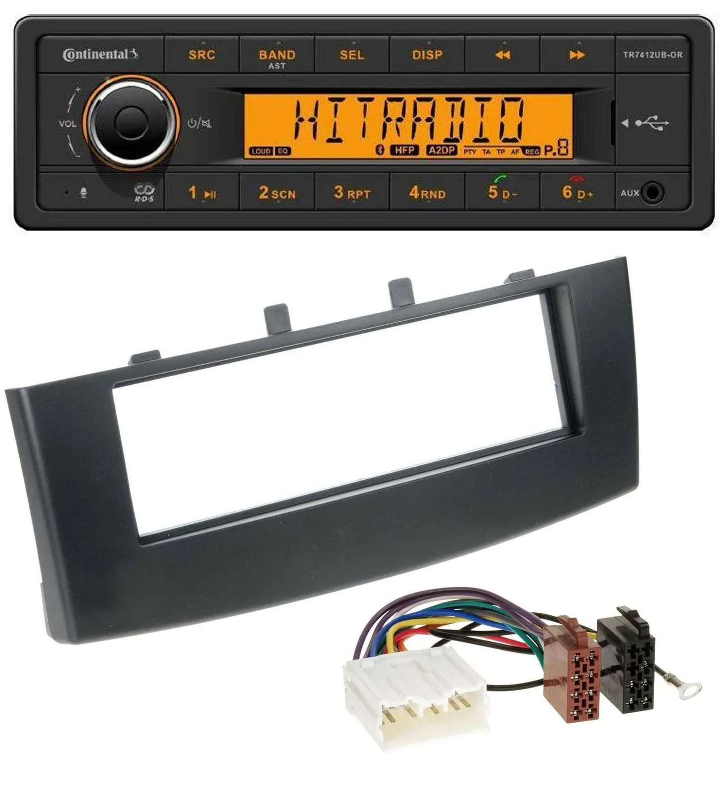 Continental MP3 Bluetooth AUX USB Autoradio für Mitsubishi Colt (ab 2009)