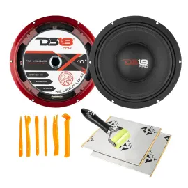 DS18 PRO-X10MBASS | 400W 10” Mid-Bass Loudspeakers + Accessories