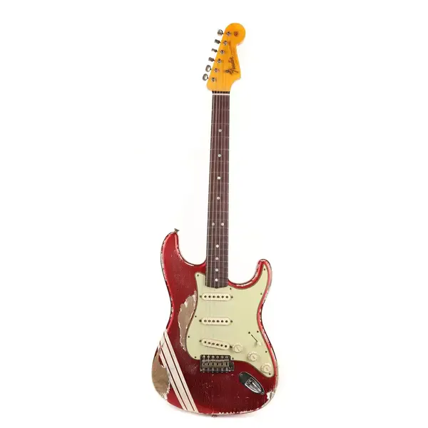 Электрогитара Fender Custom Shop 1965 Stratocaster Relic Masterbuilt Greg Fessler Candy Apple