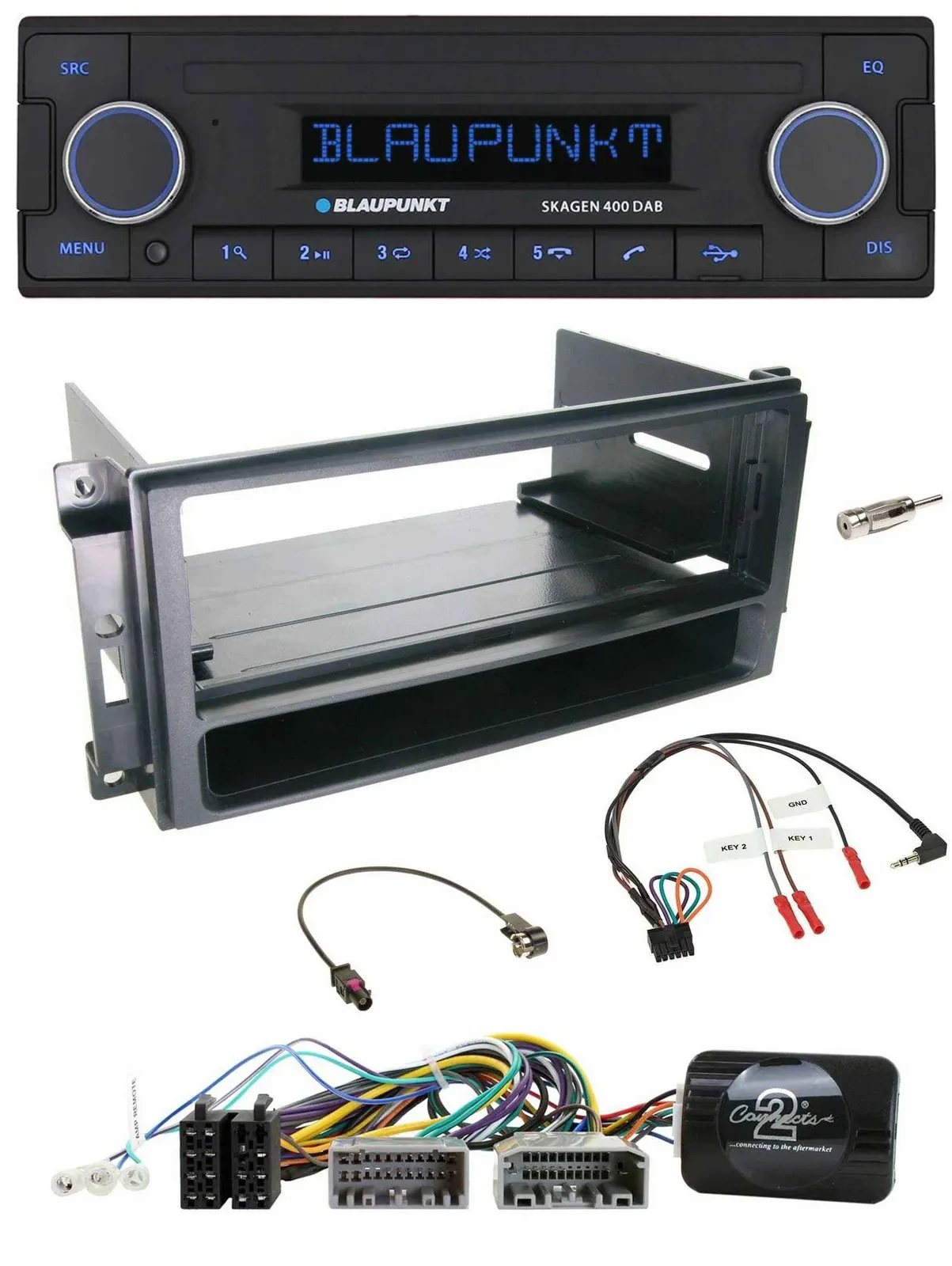 Blaupunkt DAB USB Bluetooth Lenkrad Autoradio für Chrysler Dodge Jeep