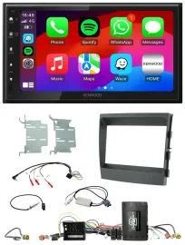 Kenwood Lenkrad USB DAB 2DIN Bluetooth Autoradio für Porsche Panamera 09-16 Info