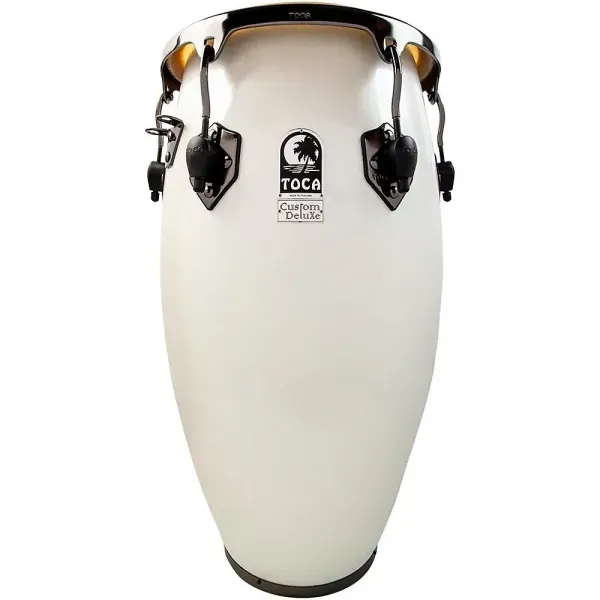 Конга Toca 12.5" Custom Deluxe Fiberglass Margarita Blanca