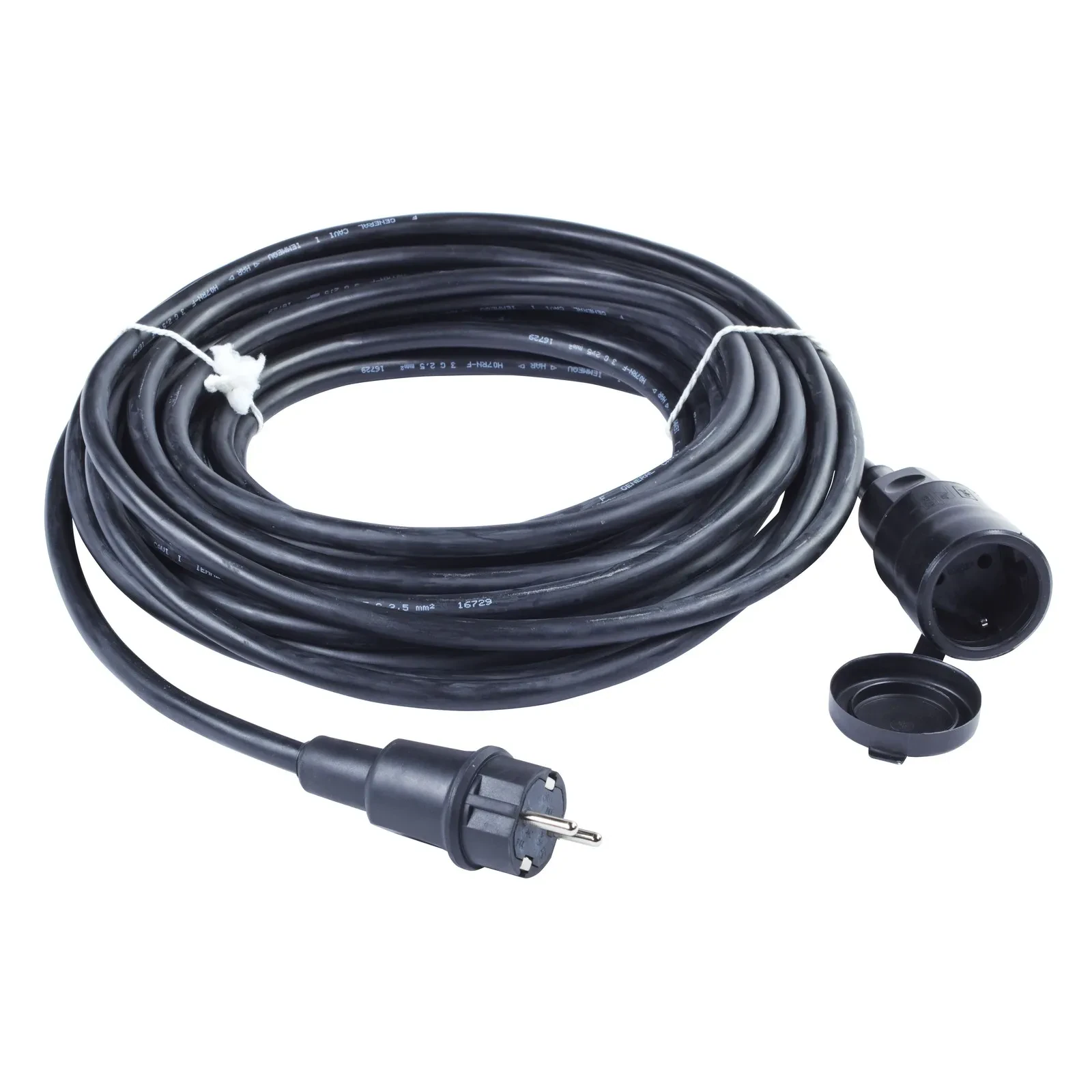 20m Schuko Verlängerungskabel 16A 3x2,5mm² Innen/Außen lightmaXX Power Cord
