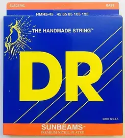 Струны для бас-гитары DR NMR5-45 - SUNBEAM™ 45-125