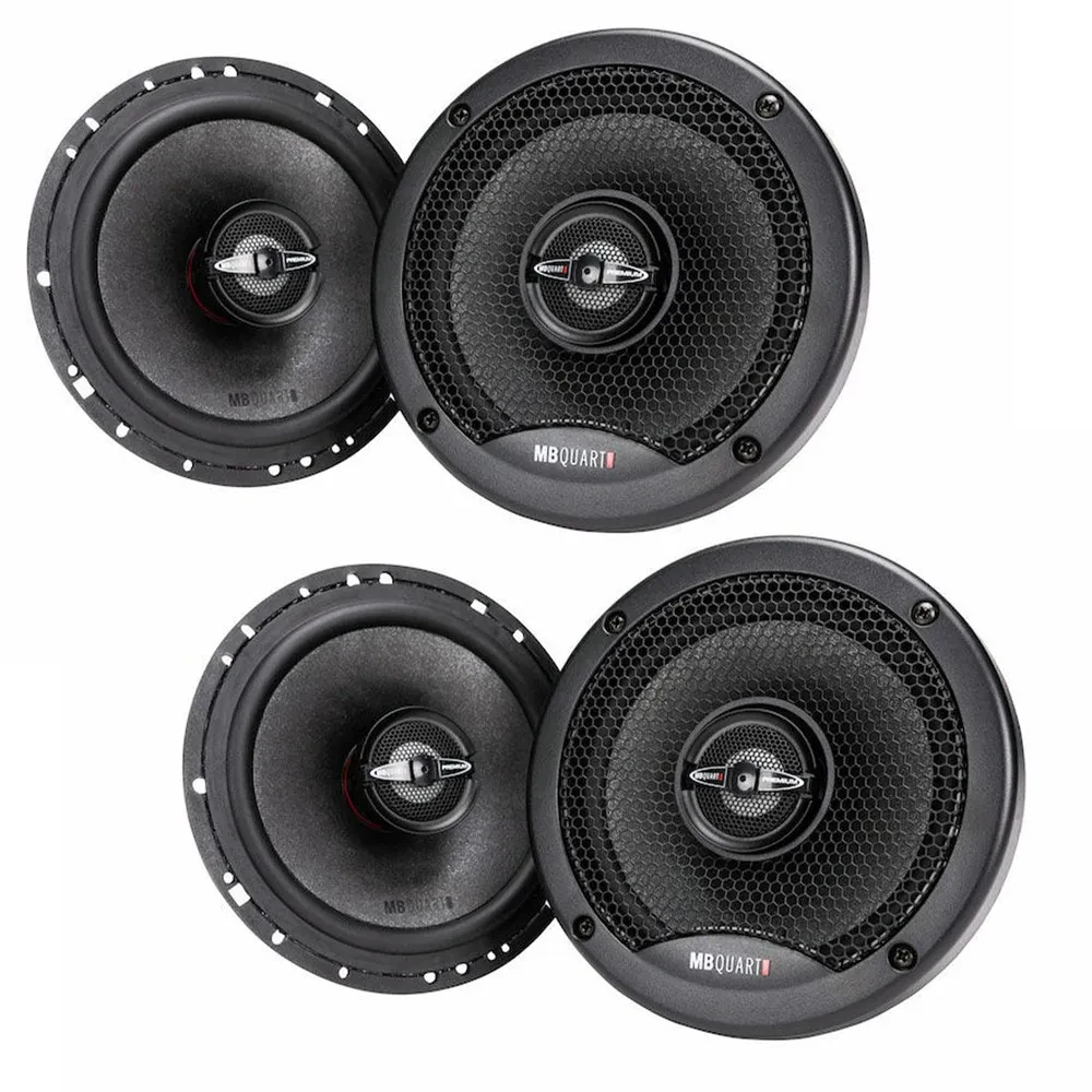 (2-Pairs) MB Quart PK1-116 220W 6.5" Coaxial Car Speakers