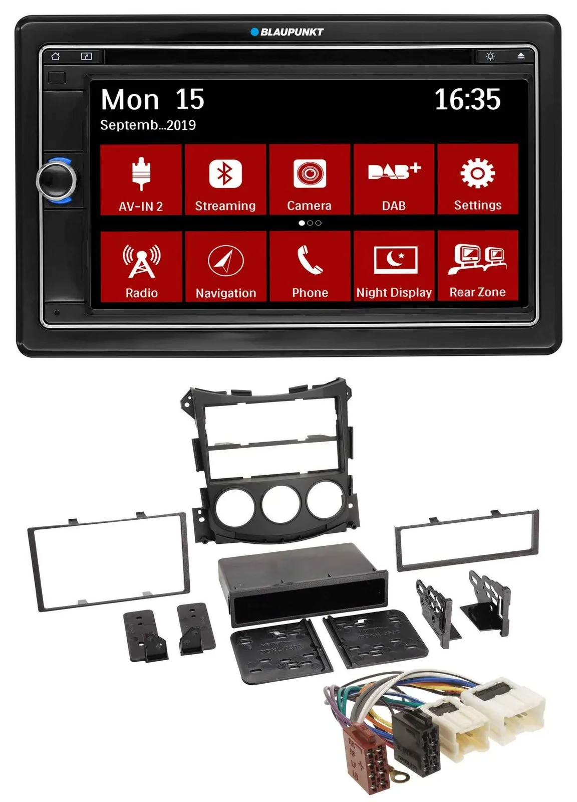 Blaupunkt Bluetooth DAB 2DIN USB DVD MP3 Autoradio für Nissan 370Z Coupe Roadste