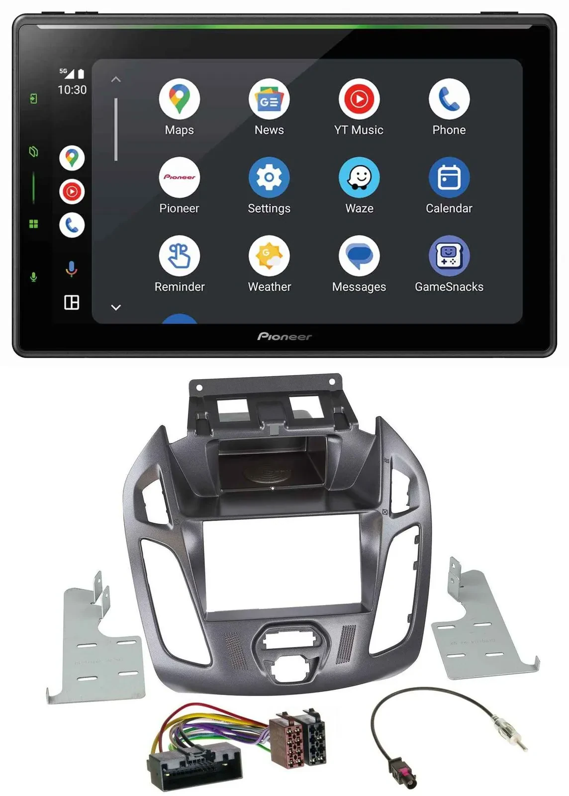 Pioneer 2DIN MP3 USB Bluetooth DAB Autoradio für Ford Transit ohne Display 2012-