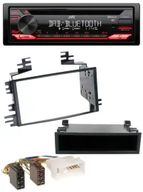 JVC CD DAB USB Bluetooth MP3 Autoradio für Kia Rio Hyundai Accent 2006-2011