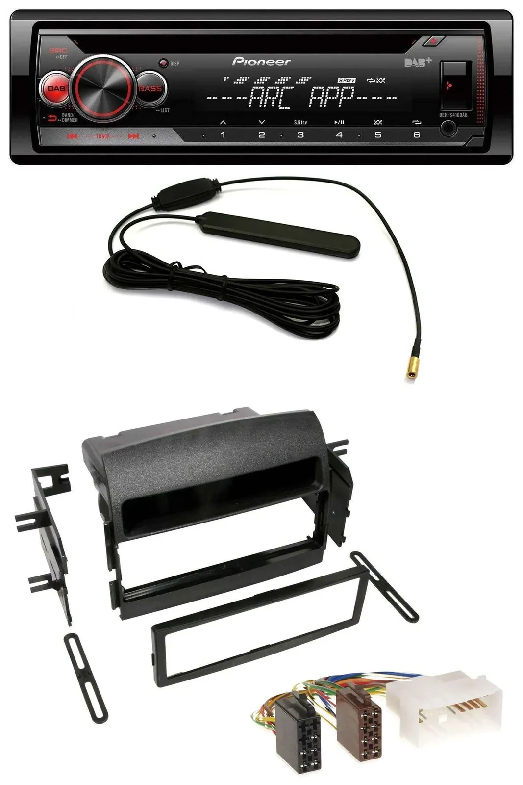 Pioneer CD USB AUX DAB MP3 Autoradio für Hyundai Sonata (NF, 2005-2008)