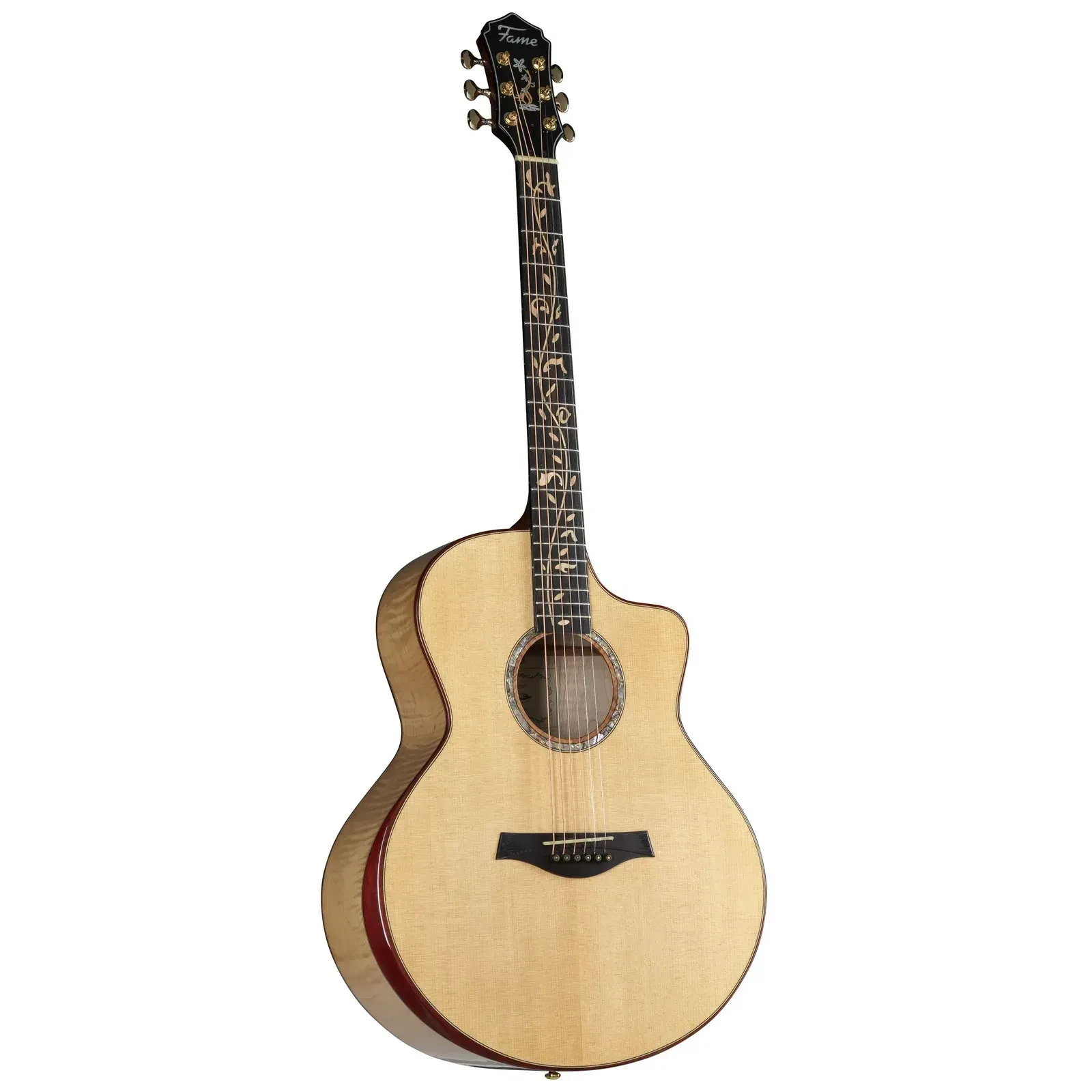 Электроакустическая гитара Fame Audio Maple Deluxe ель/клен, Fishman Presys