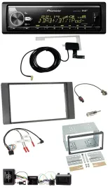 Автомагнитола Pioneer Bluetooth, DAB, USB для Ford Kuga 2008–2012, антрацит