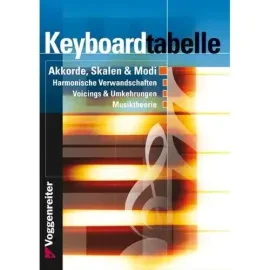 Учебное пособие Voggenreiter Keyboard Tabelle J. Bessler/N. Opgenoorth