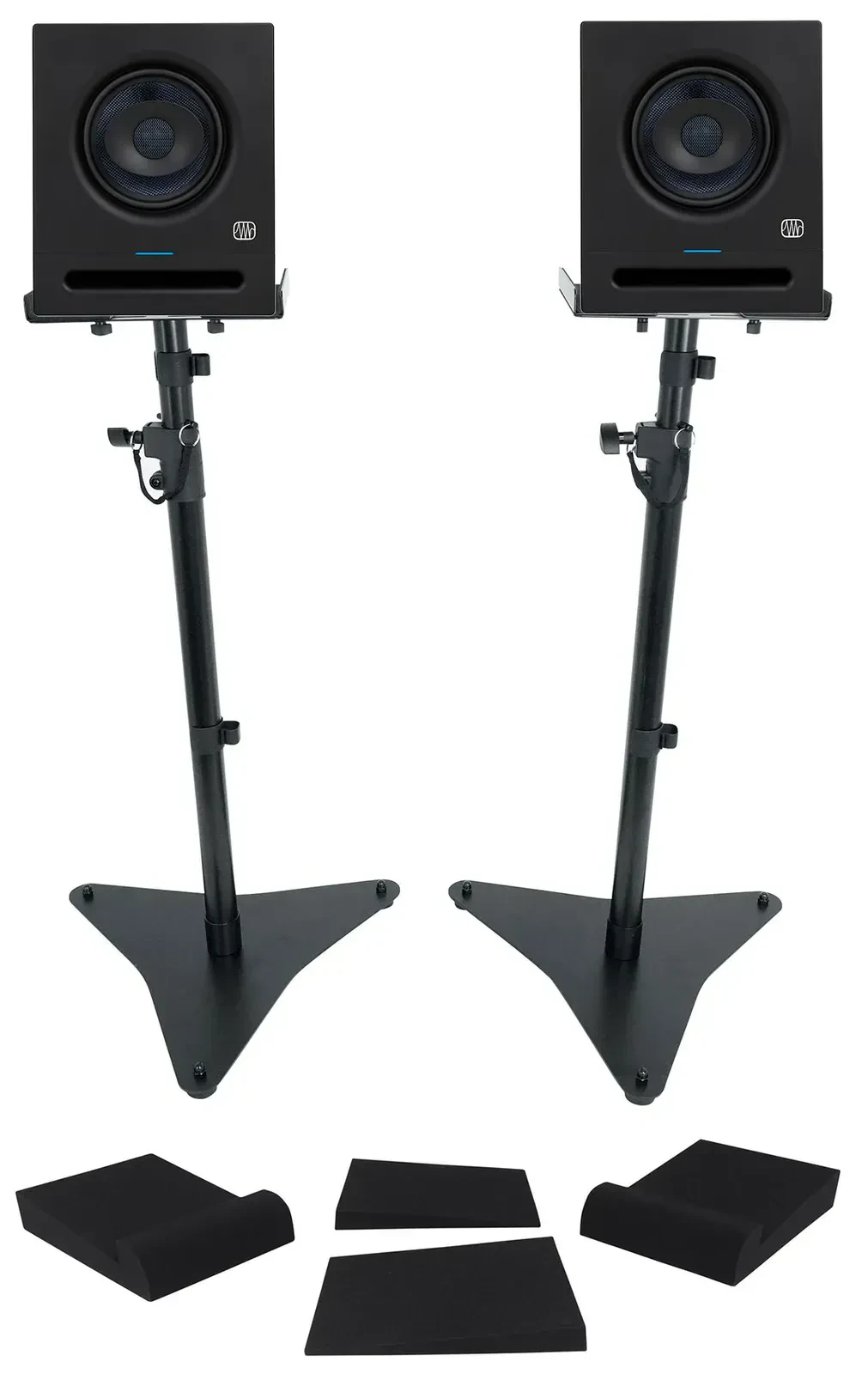 Студийные мониторы PreSonus Eris Pro 6 6" 2-way, активные (набор, пара) со стойками и изоляционными пэдами