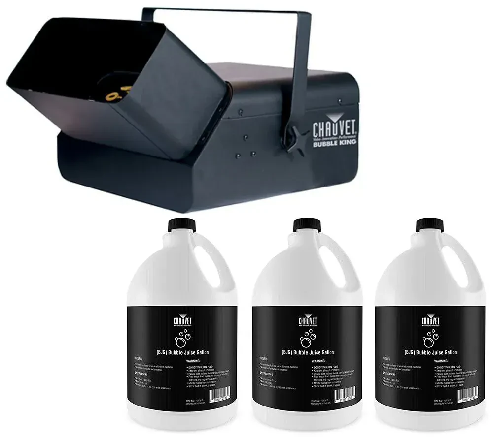 Генератор мыльных пузырей Chauvet DJ B550 Bubble King с жидкостью