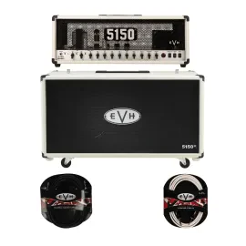EVH 2257400410 5150 Series 80W Amplifier Head Ivory with Cabinet Ivory