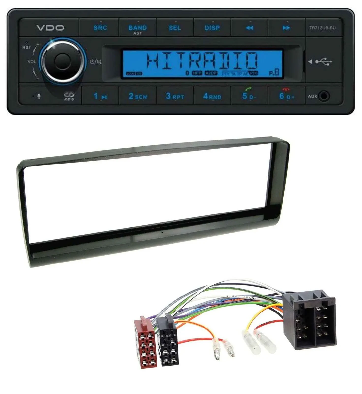 VDO Bluetooth AUX USB MP3 Autoradio für Alfa Romeo 156 (1997-2001)