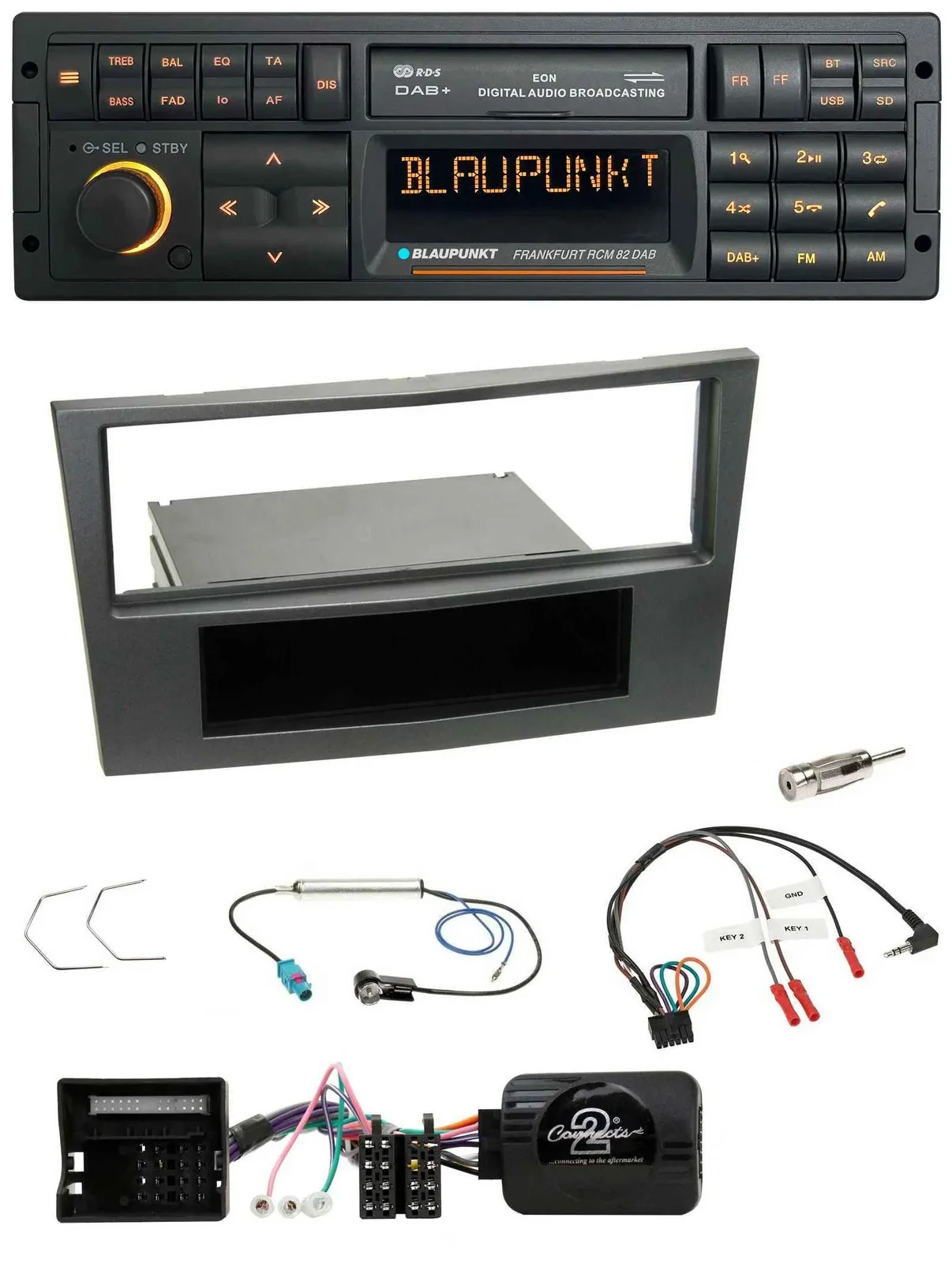 Blaupunkt USB DAB SD Lenkrad Bluetooth Autoradio für Opel Antara Astra H Zafira