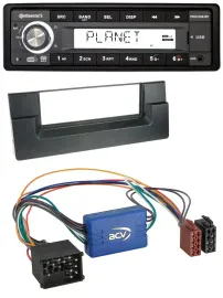 Continental USB 1DIN AUX DAB MP3 Autoradio für BMW 5er E39 X5 E53 Aktivsystem Ru