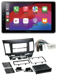 Pioneer MP3 USB DAB Bluetooth 2DIN Autoradio für Mitsubishi EVO Lancer ab 08