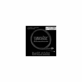 Струны для бас-гитары Warwick Black Nylon Tapewound Acoustic Electric Bass Long Scale 40-100
