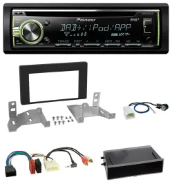 Автомагнитола Pioneer DAB USB MP3 AUX CD для Toyota Aygo AB7 (с 2022), матовый чёрный