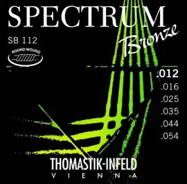 Струны для акустической гитары Thomastik SB112 Spectrum Bronze 12-54