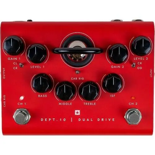 Педаль эффектов для электрогитары Blackstar Dept. 10 Dual Tube Overdrive