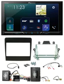 Автомагнитола для Porsche 911 (2011–2017) Pioneer 2-DIN, Bluetooth, USB, DAB