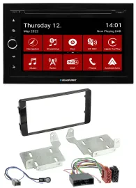Blaupunkt MP3 DVD Bluetooth DAB 2DIN USB Autoradio für Mitsubishi ASX (ab 2015)