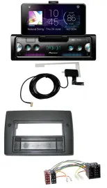 Автомагнитола Pioneer DAB, Bluetooth, USB для Fiat Stilo 192 (2001–2008)