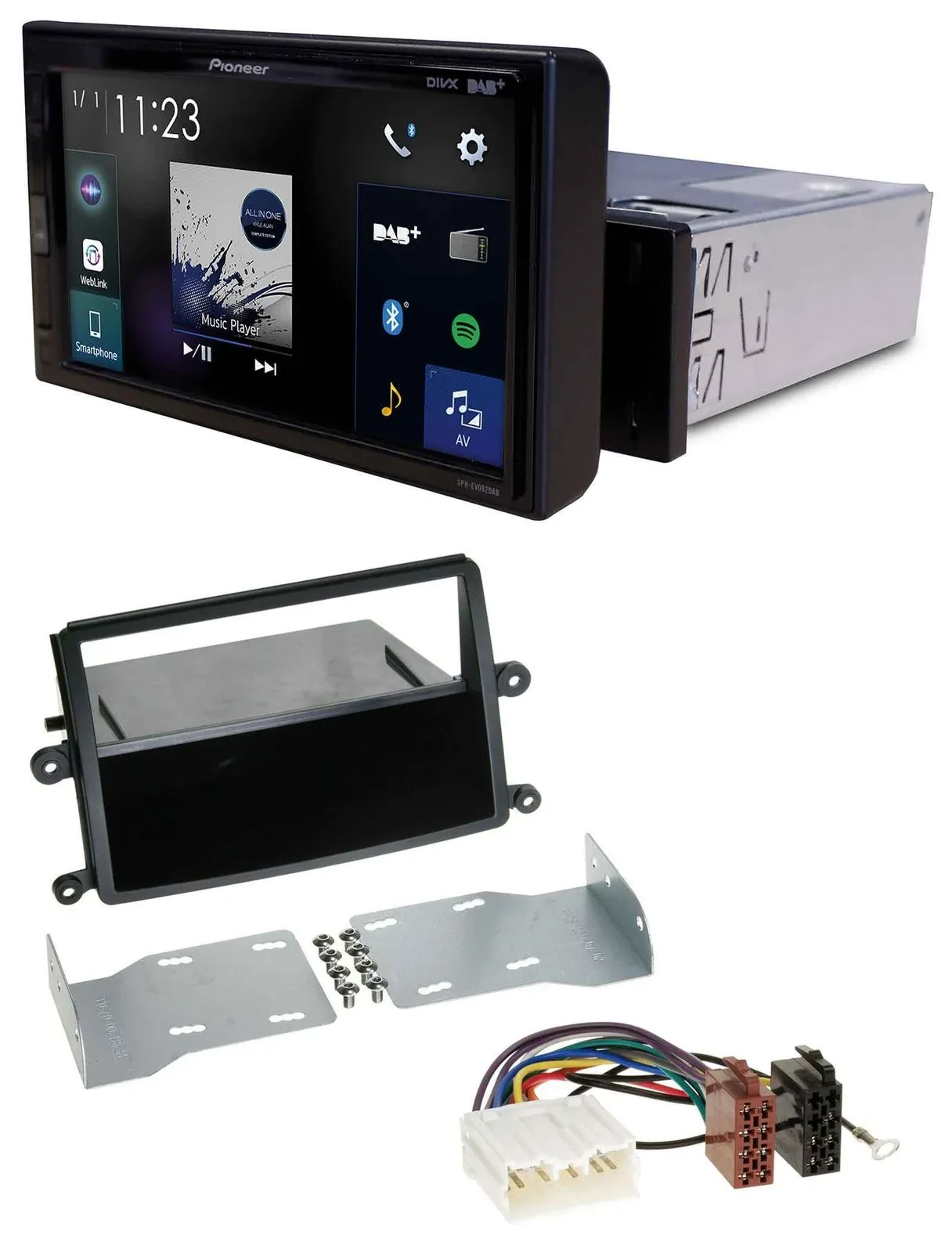 Автомагнитола для Mitsubishi L200 Pioneer DAB, MP3, Bluetooth, USB