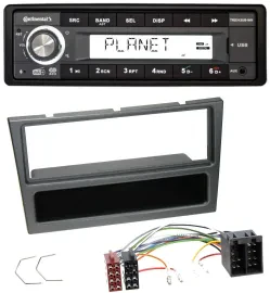 Continental USB 1DIN AUX DAB MP3 Autoradio für Opel Corsa C Meriva Signum Vectra