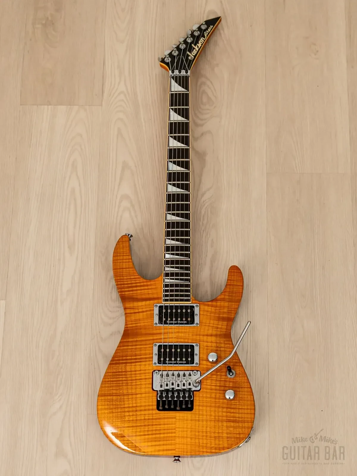 Электрогитара Jackson Stars Soloist Limited Edition SL-TN01 LTD HH Trans Amber w/case Japan 1998