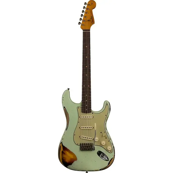 Электрогитара Fender CS LE '62 Stratocaster Heavy Relic Guitar Faded Aged SG over Sunburst
