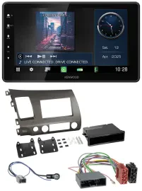 Kenwood MP3 Bluetooth USB DAB Autoradio für Honda Civic Hybrid FD3 06-10 anthraz