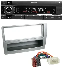 Kienzle Bluetooth MP3 USB DAB Autoradio für Honda Civic 04-06 silber autom. Klim
