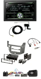 Автомагнитола Pioneer 2 DIN, CD, USB, Bluetooth, DAB, для Honda Jazz (с 2014), серебристая