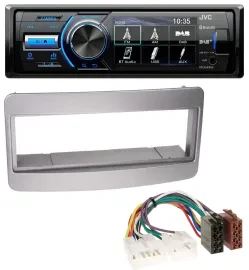 JVC Bluetooth MP3 USB DAB Autoradio für Toyota Celica MR2 dunkelsilber