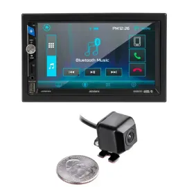 Jensen CMR2724 7" Digital Multimedia Receiver w/ 50% Off NVX XCADJ1 Backup Cam