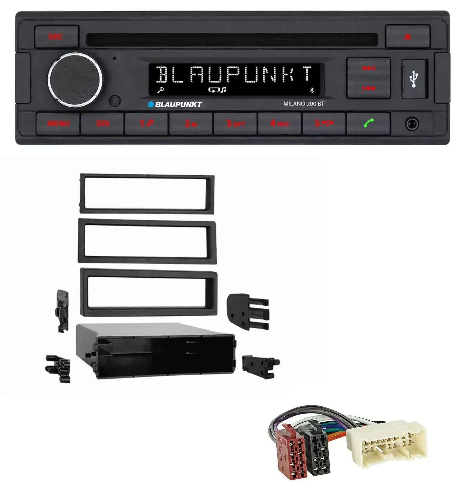 Автомагнитола для Nissan Xterra (2000–2004) Blaupunkt CD, MP3, USB, Bluetooth, AUX