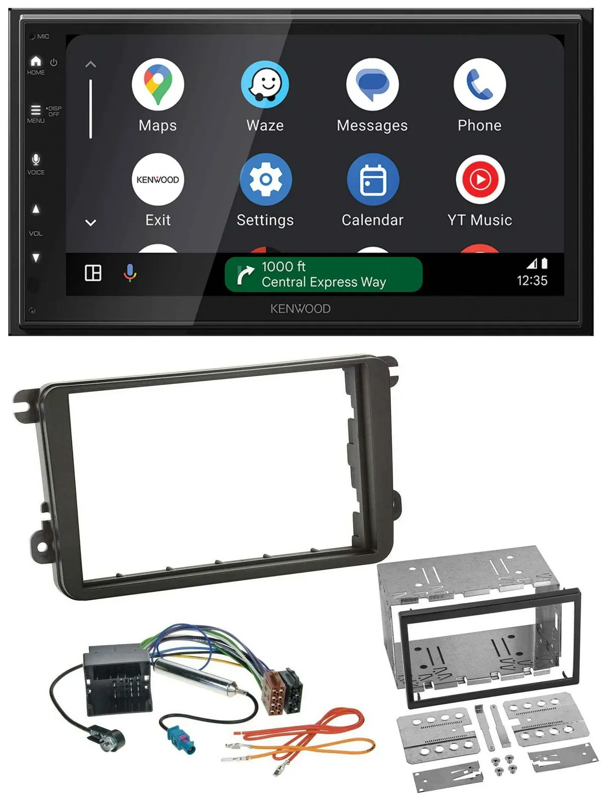 Kenwood DAB Bluetooth USB MP3 2DIN Autoradio für VW Caddy Golf 5 6 Jetta ab 2003