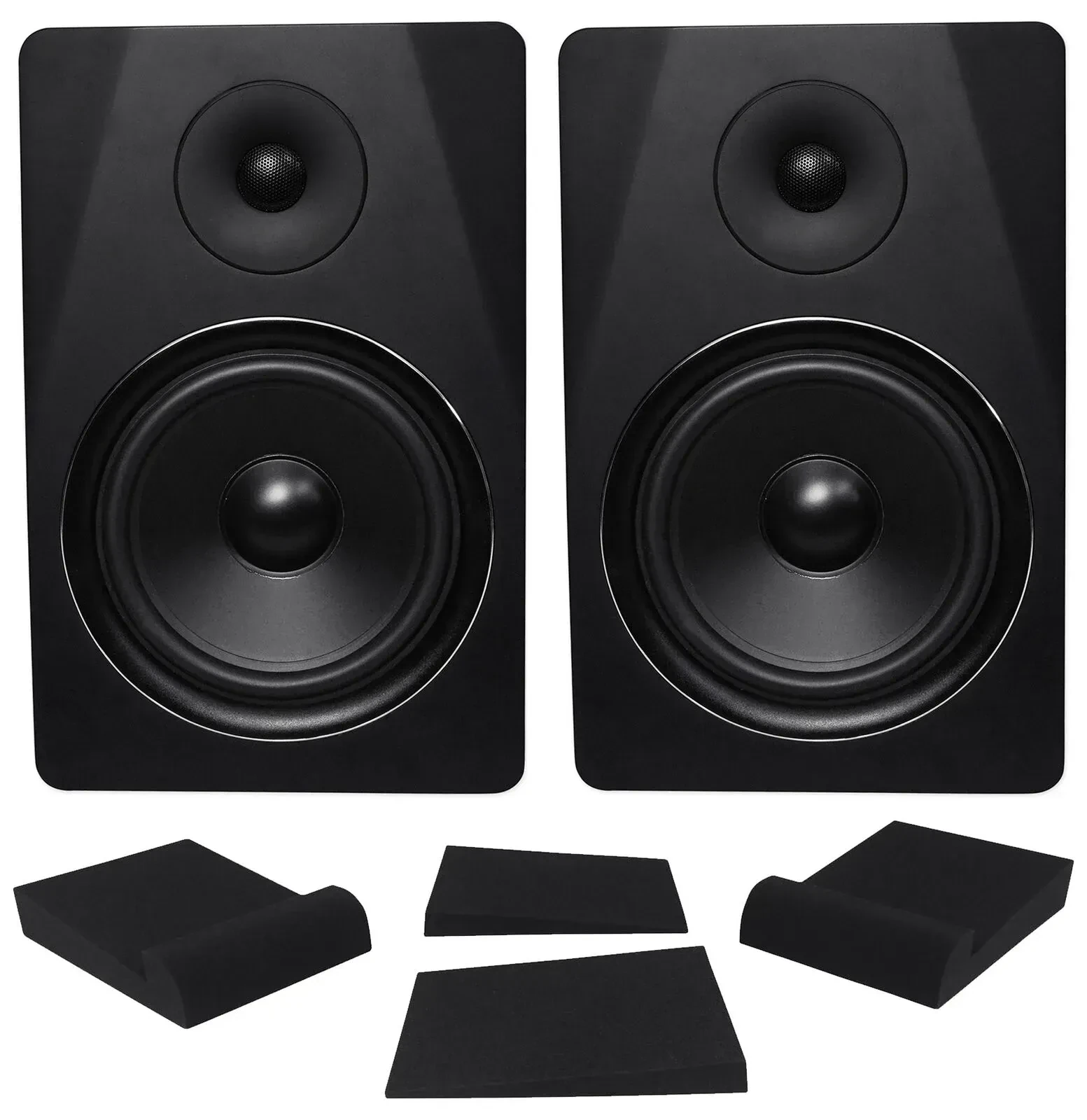 Активный студийный монитор Rockville DPM5B Black с аксессуарами (пара)