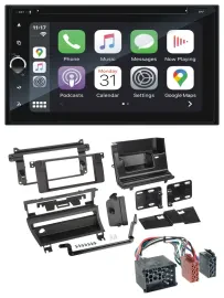 Blaupunkt 2DIN Bluetooth DAB USB DVD MP3 Autoradio für BMW 3er 1999-2002 1 Schal