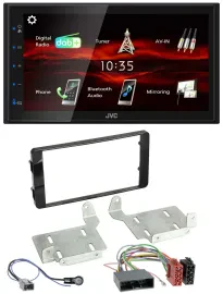 JVC USB Bluetooth MP3 DAB 2DIN Autoradio für Mitsubishi ASX (ab 2015)