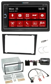 Blaupunkt Lenkrad DAB TMC 2DIN USB Bluetooth Navigation für Opel Corsa C Vectra