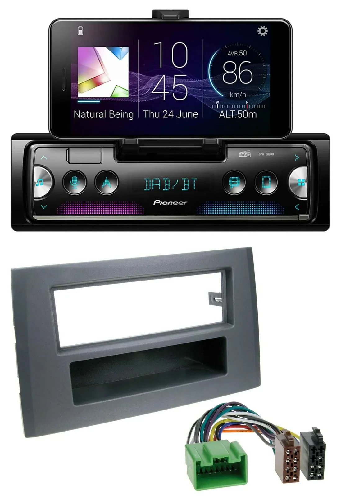 Pioneer USB MP3 Bluetooth DAB Autoradio für Volvo XC90 (16 Pin, 2002-2014)