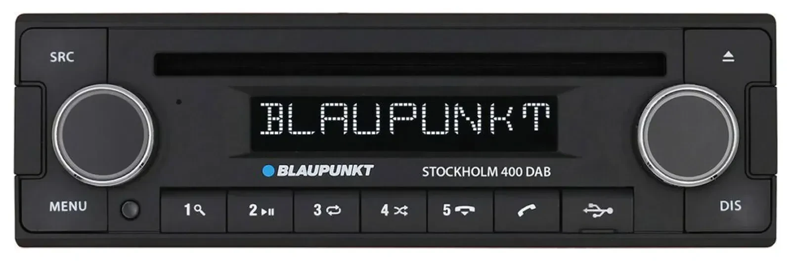 Автомагнитола Blaupunkt Stockholm 400 DAB CD/MP3, Bluetooth, DAB, USB, iPod, AUX-IN